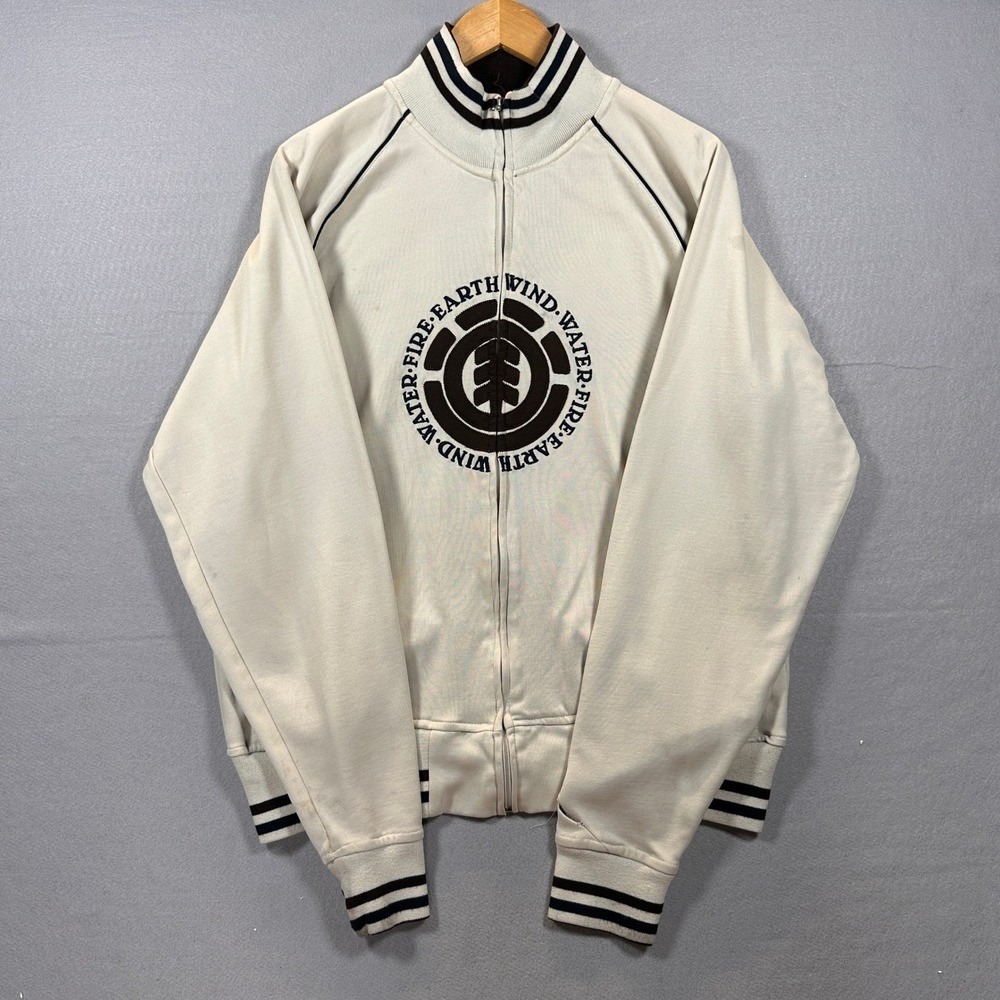 Vintage Element Skateboards Track Jacket XXL Wind Water Fire Earth Y2K Skate